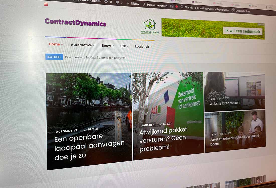 Contract Dynamics Content Website